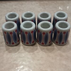 Set Of 8 Mini Candle Holders - Made In germany